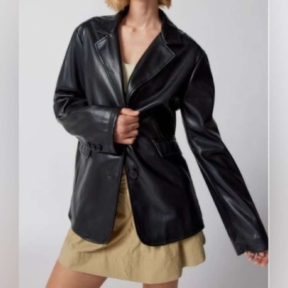 Urban Outfitters Black Leather Jacket